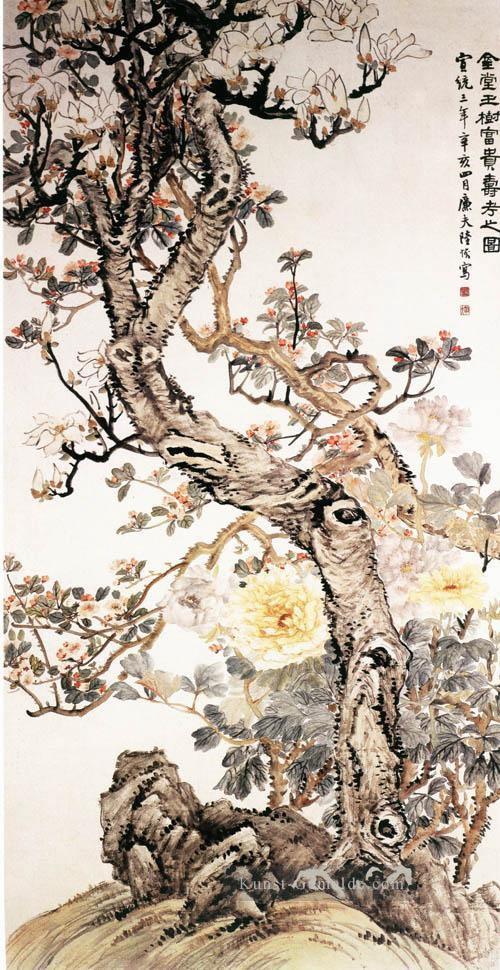 Luhui Wohlstand Blumen Chinesische Malerei Ölgemälde